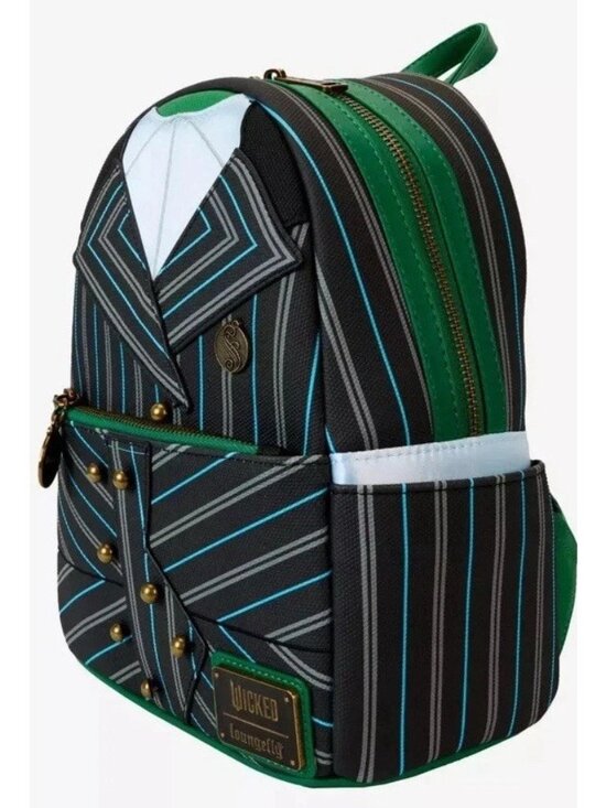 Loungefly Wicked Elphaba Shiz University Uniform Figural Mini Backpack Bag NWT main image 4